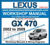 Lexus GX 470 workshop repair manual download